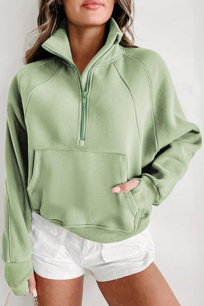 Fleece Lined Thumbhole Sweatshirt