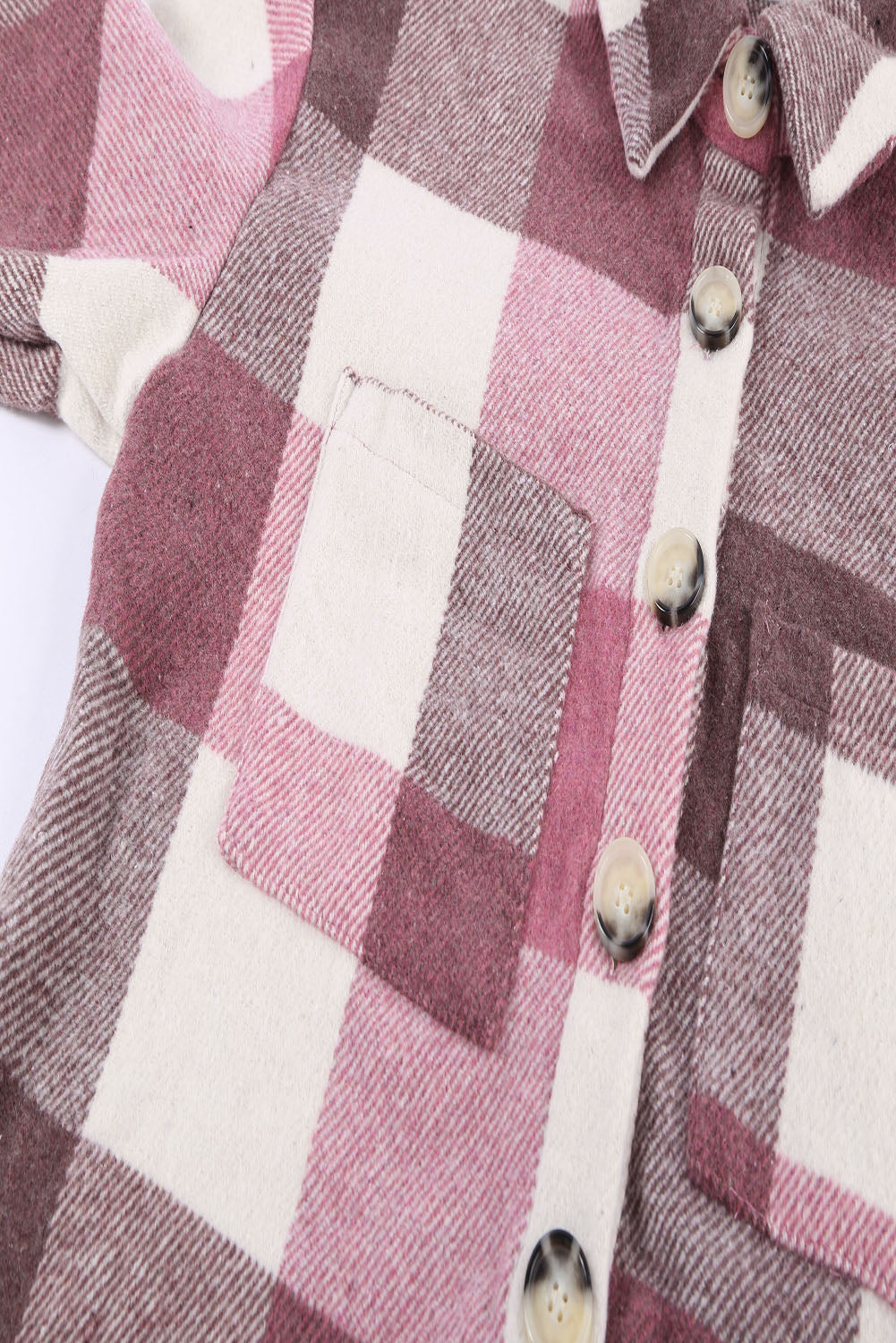 Plaid Color Block Jacket