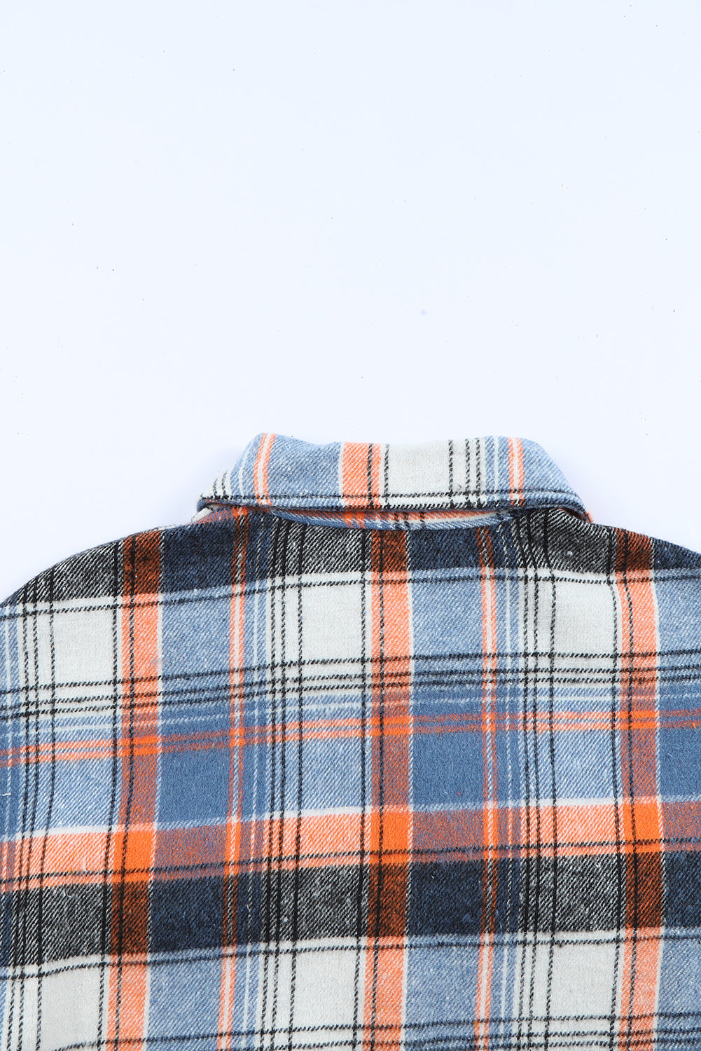 Multicolor Plaid Ruffled Shacket