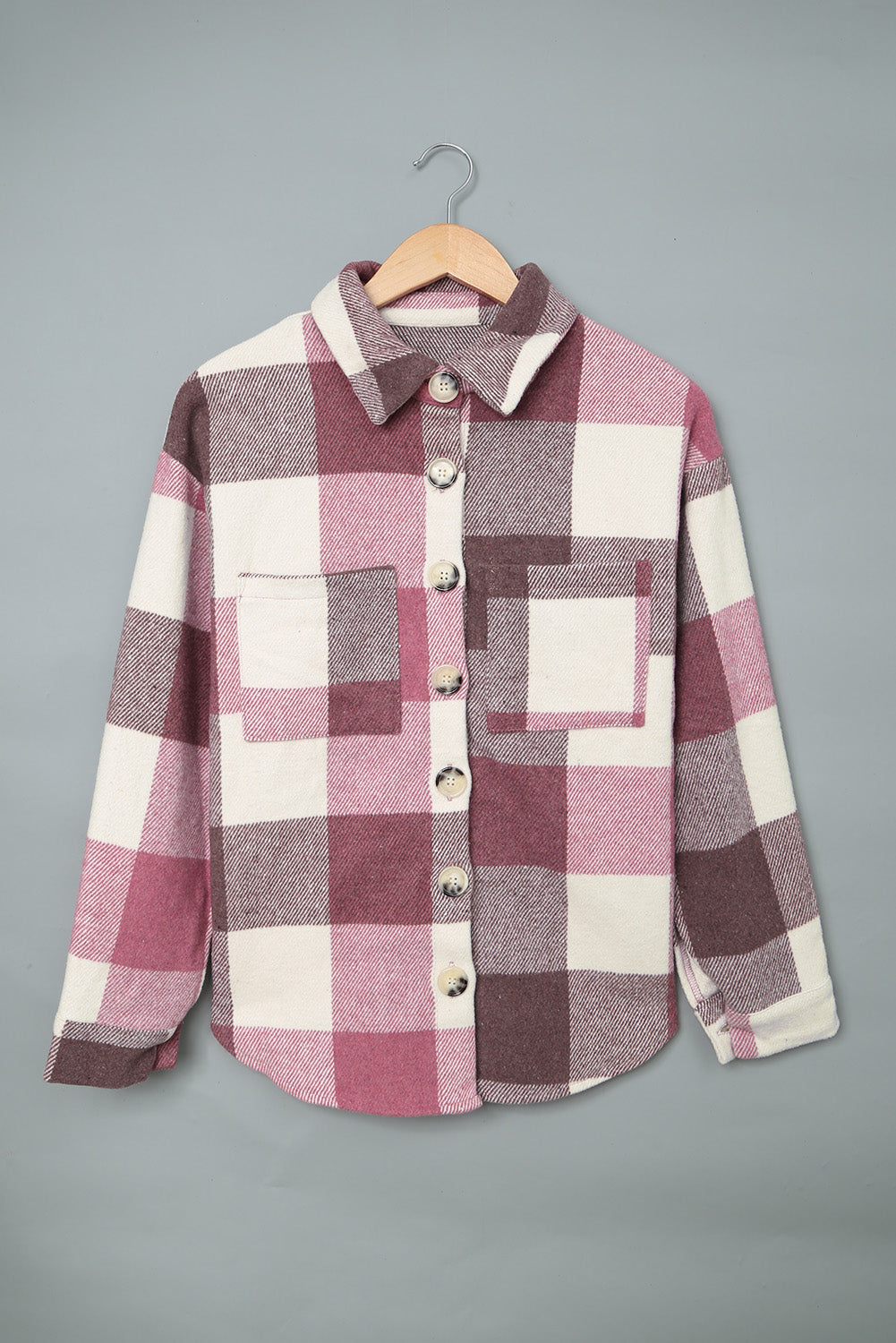 Plaid Color Block Jacket