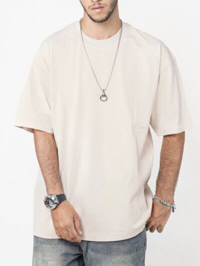 Men's Round Neck Short Sleeve T-Shirt.