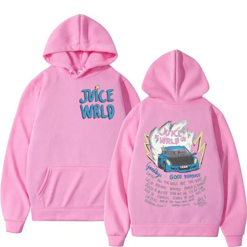 Juice W. Hits Song Hoodie - Unisex Fashion Graphic Pullover Sweatshirt for Streetwear Enthusiasts