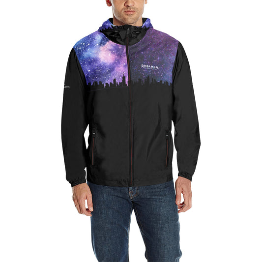 Gevon - Galaxy Dr3amer Quilted Windbreaker.