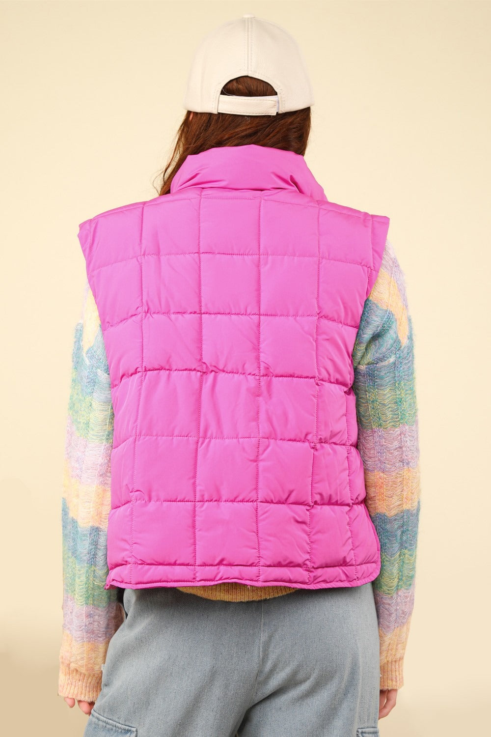 Zip Puffer Padded Warm Vest