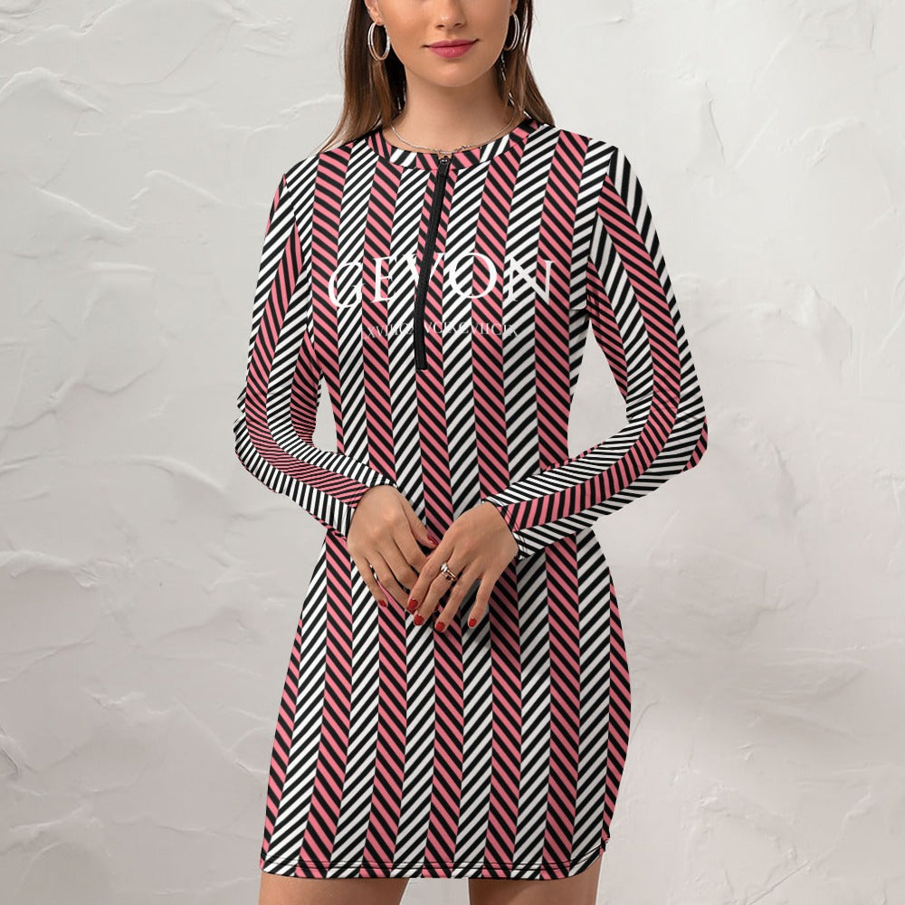 Gevon - Long Sleeve Dress