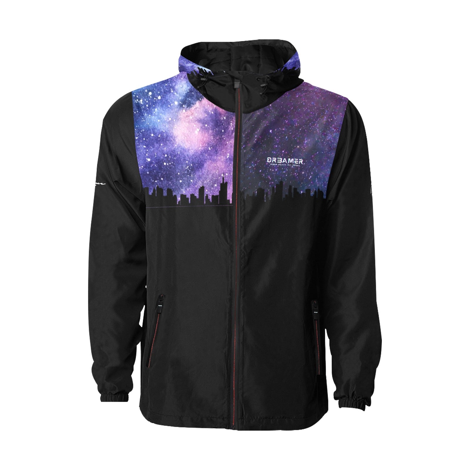 Gevon - Galaxy Dr3amer Quilted Windbreaker.