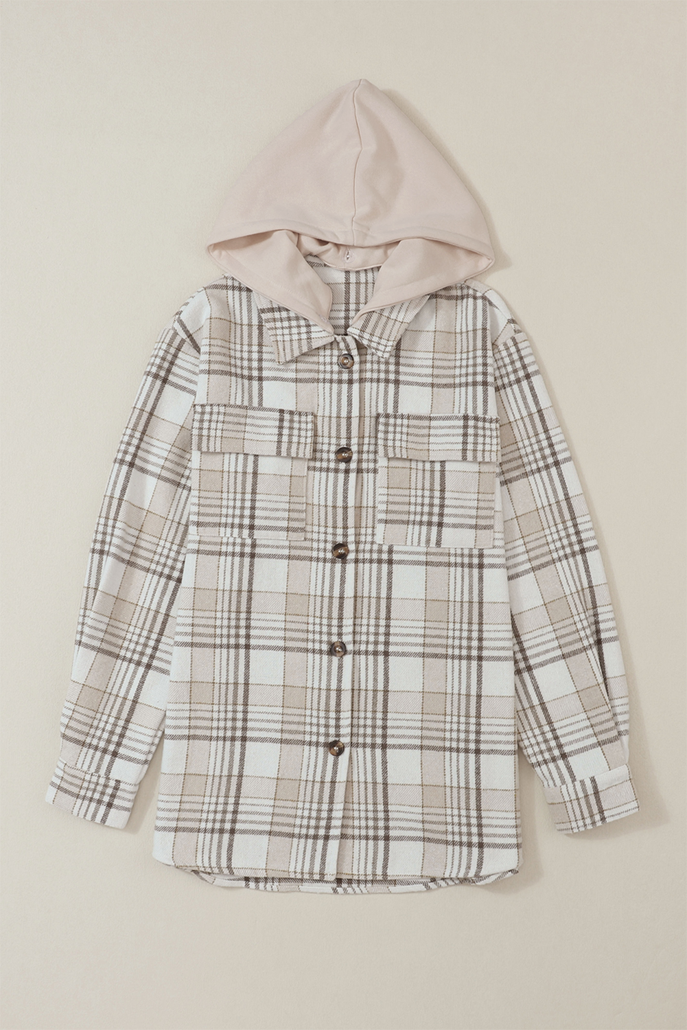 Plaid Hood Shacket