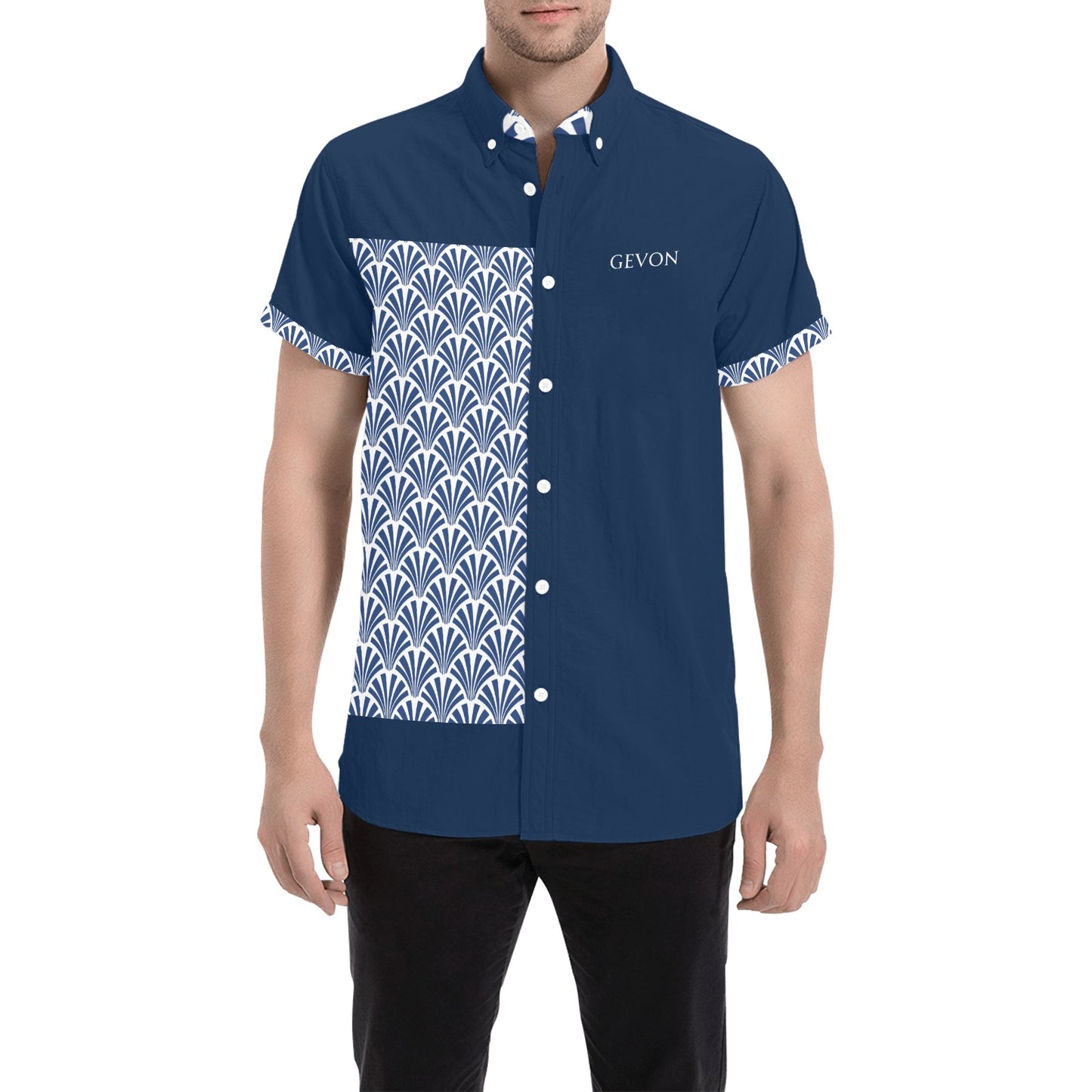 Gevon - Geo Short-Sleeve Shirt