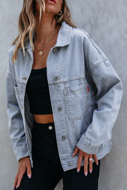 Washed Oversize Denim Jacket