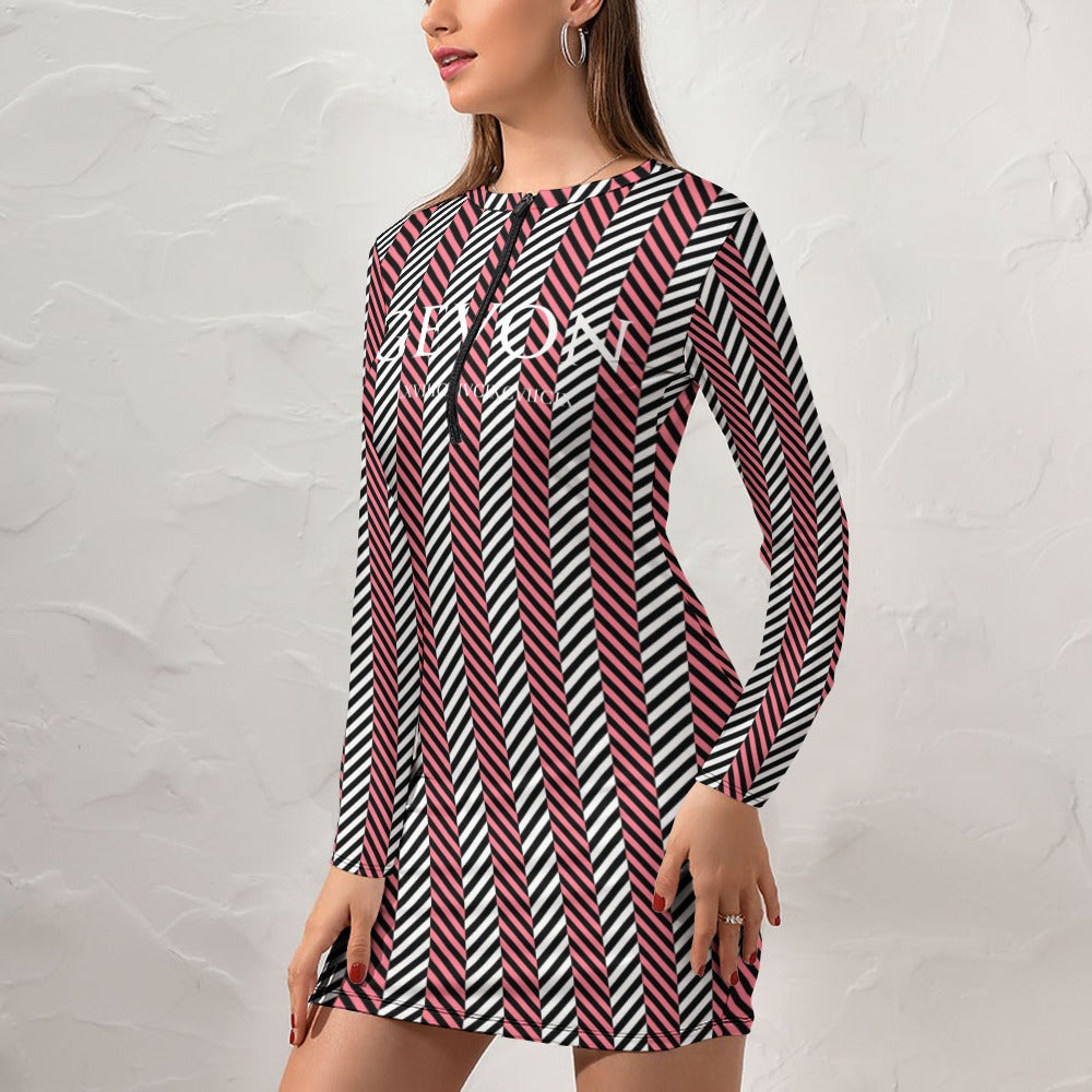 Gevon - Long Sleeve Dress