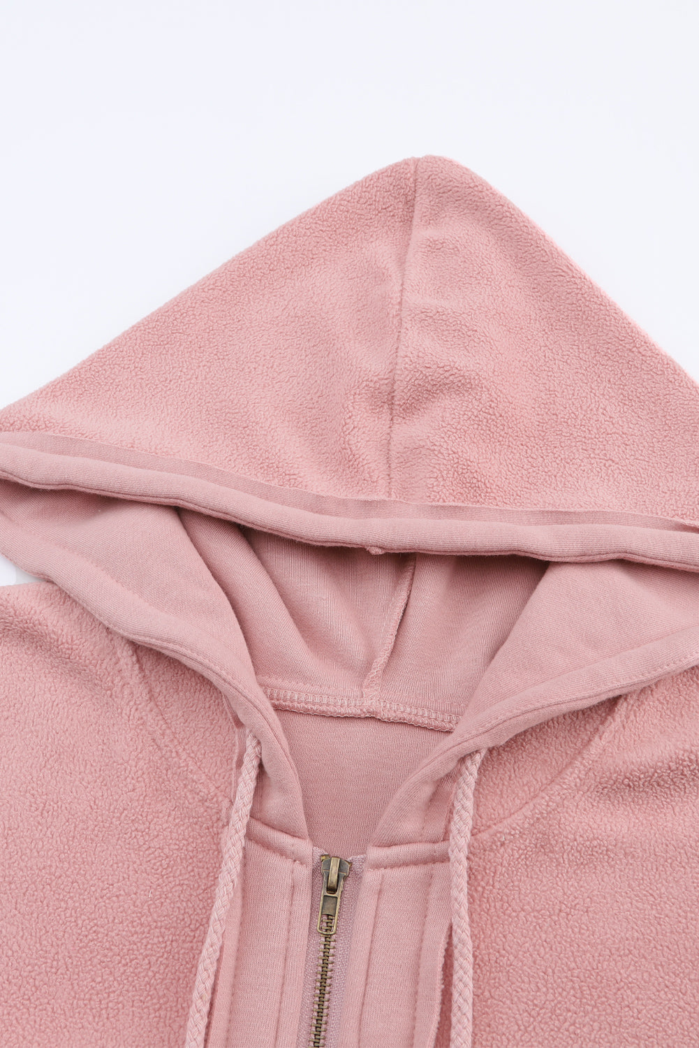 Drawstring Zip Up Jacket