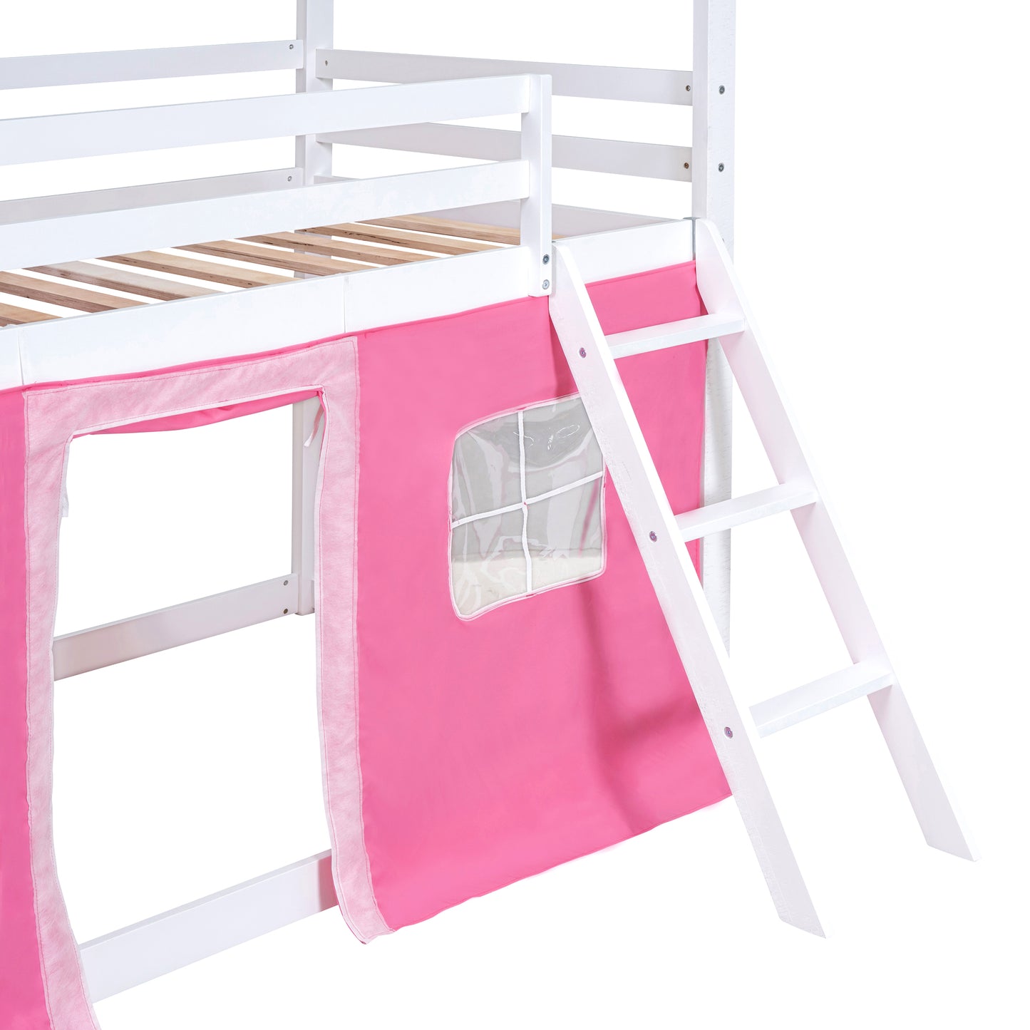 Twin Size Bunk House Bed