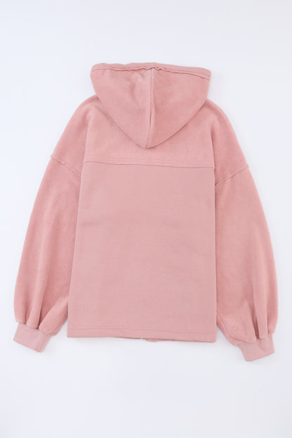 Drawstring Zip Up Jacket