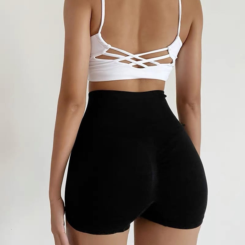 High-Waist Quick-Dry Seamless Lifting Leggings Shorts