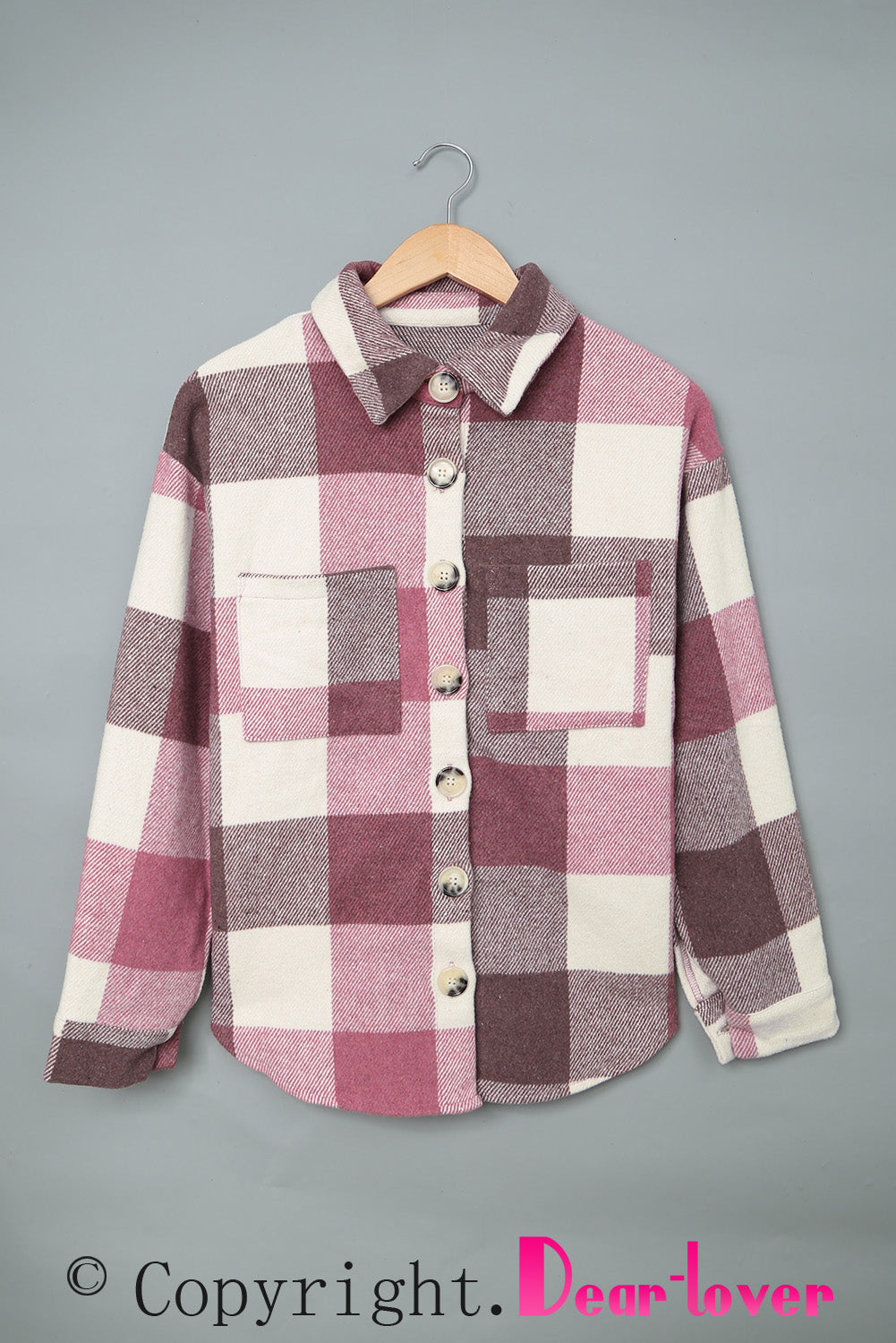 Plaid Color Block Jacket