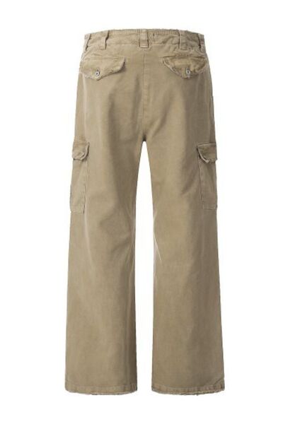 Men's Straight Leg Cargo Pants.