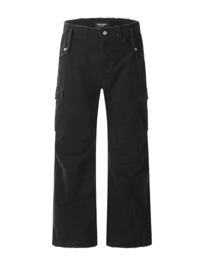 Men's Straight Leg Cargo Pants.