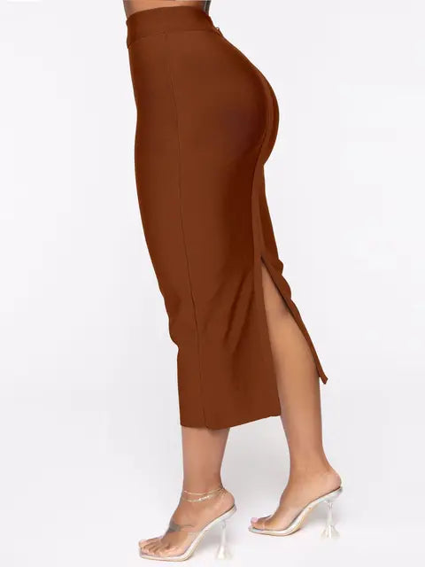 Long Midi Tight Pencil Skirt