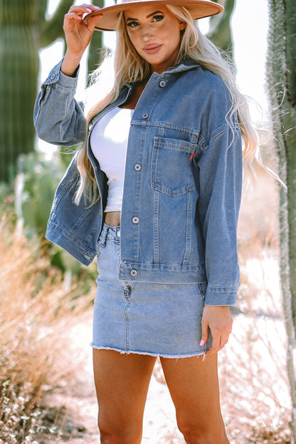 Washed Oversize Denim Jacket