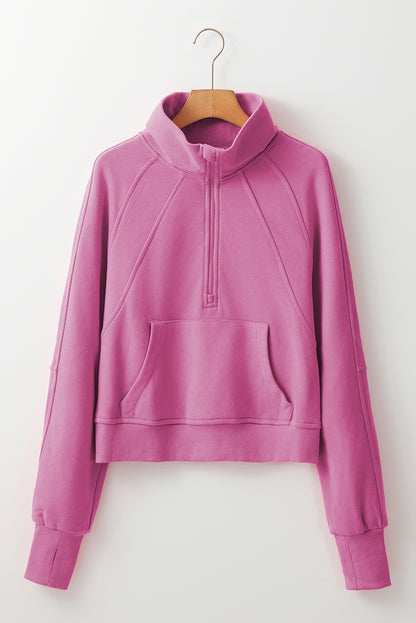 Fleece Lined Thumbhole Sweatshirt