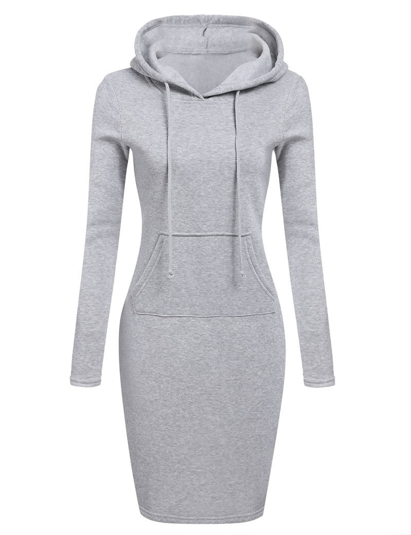 Hooded Bodycon Dress