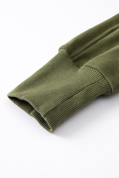 Fleece Lined Thumbhole Sweatshirt