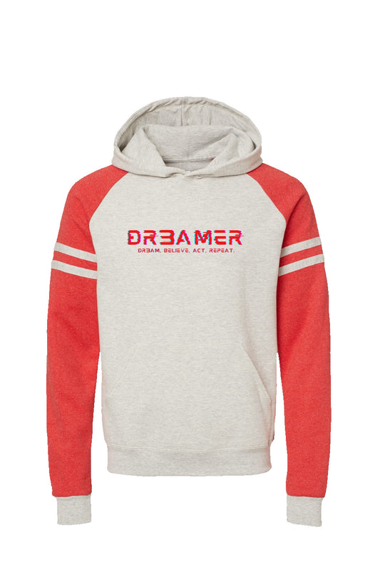 Gevon - Glitched DR3AMER Varsity Raglan Hoodie