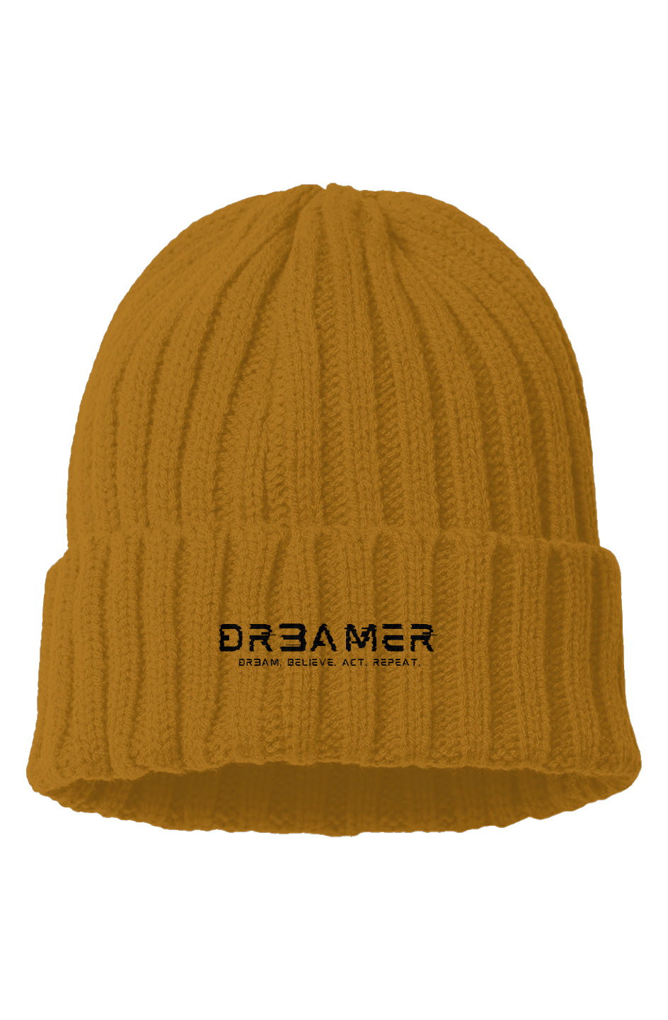 Gevon - Glitched DR3AMER Cable Knit Beanie