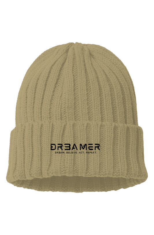 Gevon - Glitched DR3AMER Cable Knit Beanie