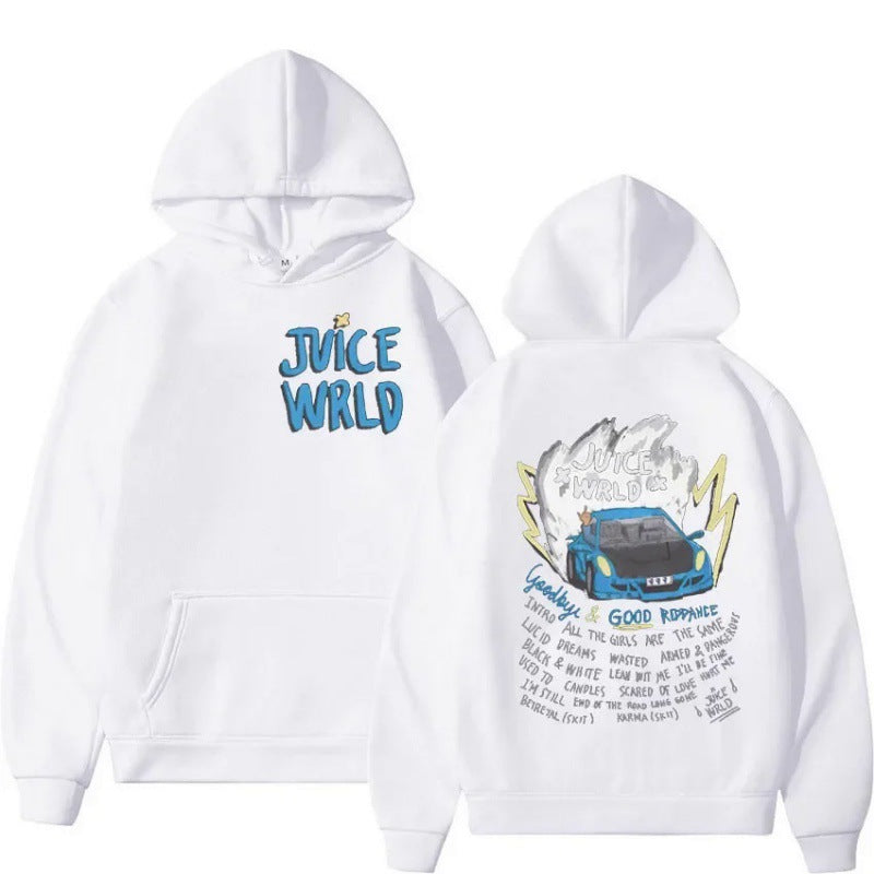 Juice W. Hits Song Hoodie - Unisex Fashion Graphic Pullover Sweatshirt for Streetwear Enthusiasts