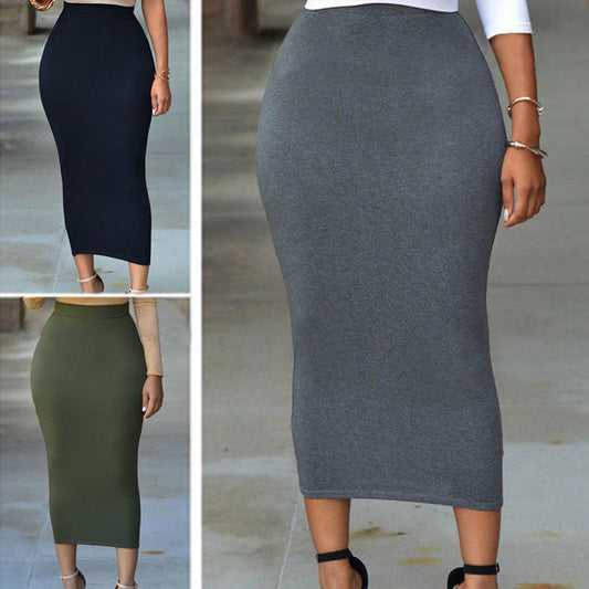 Bodycon High Waist Pencil Long Skirt