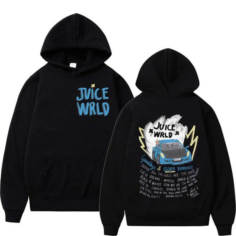 Juice W. Hits Song Hoodie - Unisex Fashion Graphic Pullover Sweatshirt for Streetwear Enthusiasts