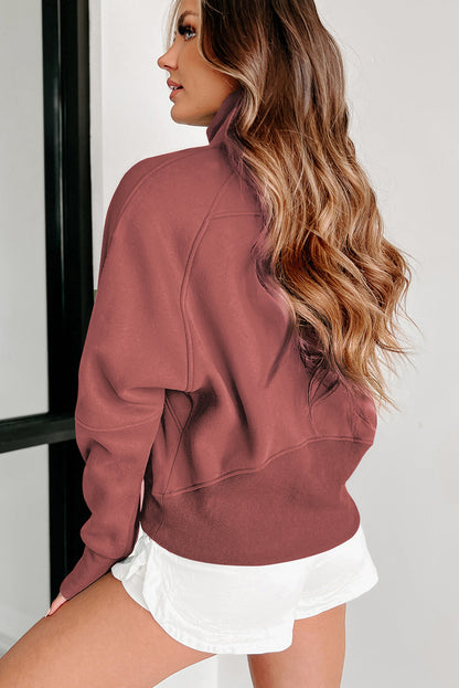 Fleece Lined Thumbhole Sweatshirt