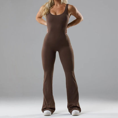 Seamless Slim-Fit Yoga Jumpsuit