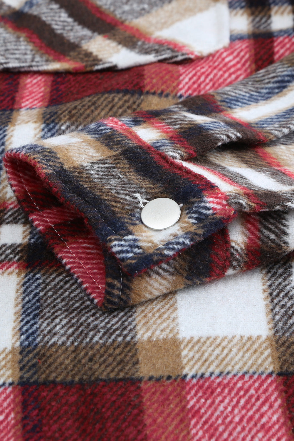 Geometric Plaid Shacket