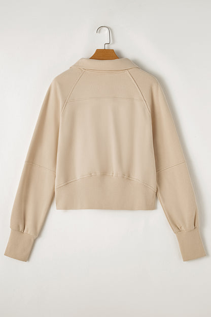 Fleece Lined Thumbhole Sweatshirt