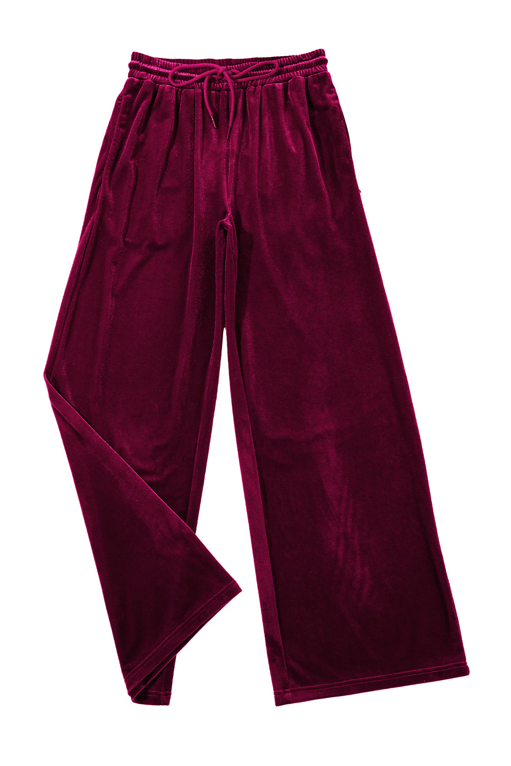 Drawstring Wide Leg Pants