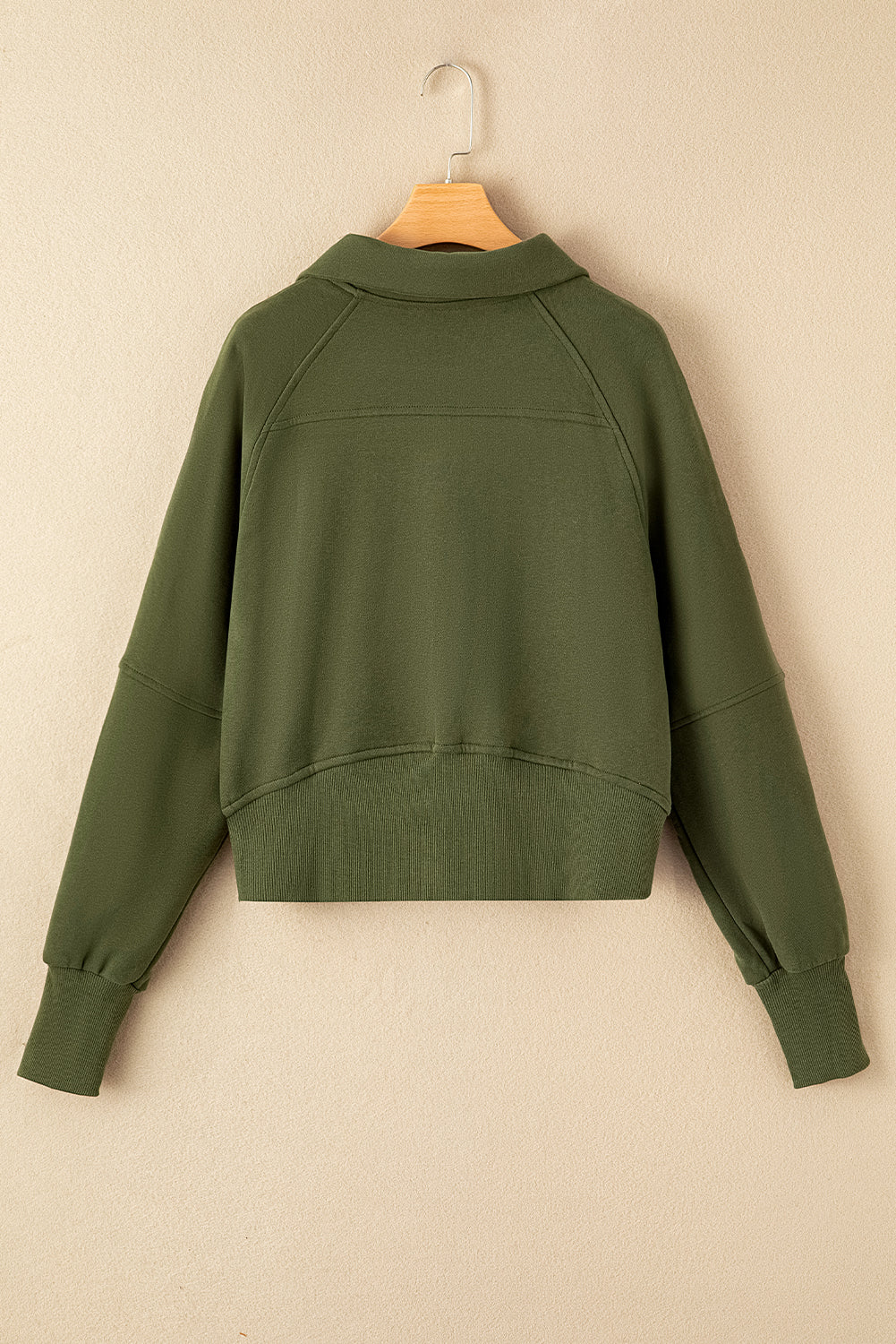 Fleece Lined Thumbhole Sweatshirt