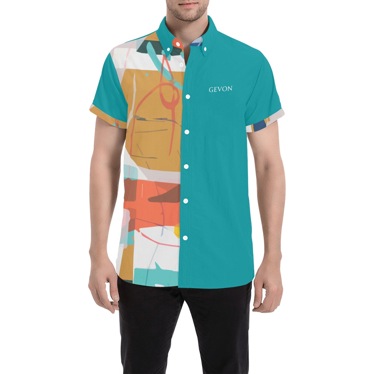 Gevon - Geo Short-Sleeve Shirt