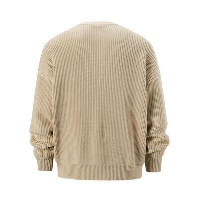 Men's Round Neck Long Sleeve Sweater.