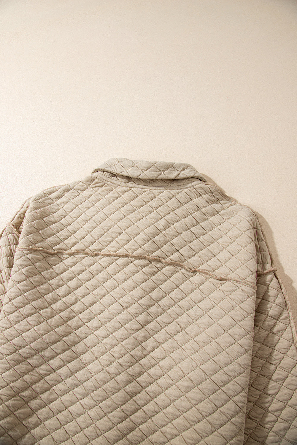 Quilted Puffer Buttoned Shacket