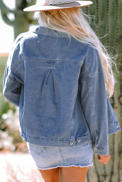 Washed Oversize Denim Jacket