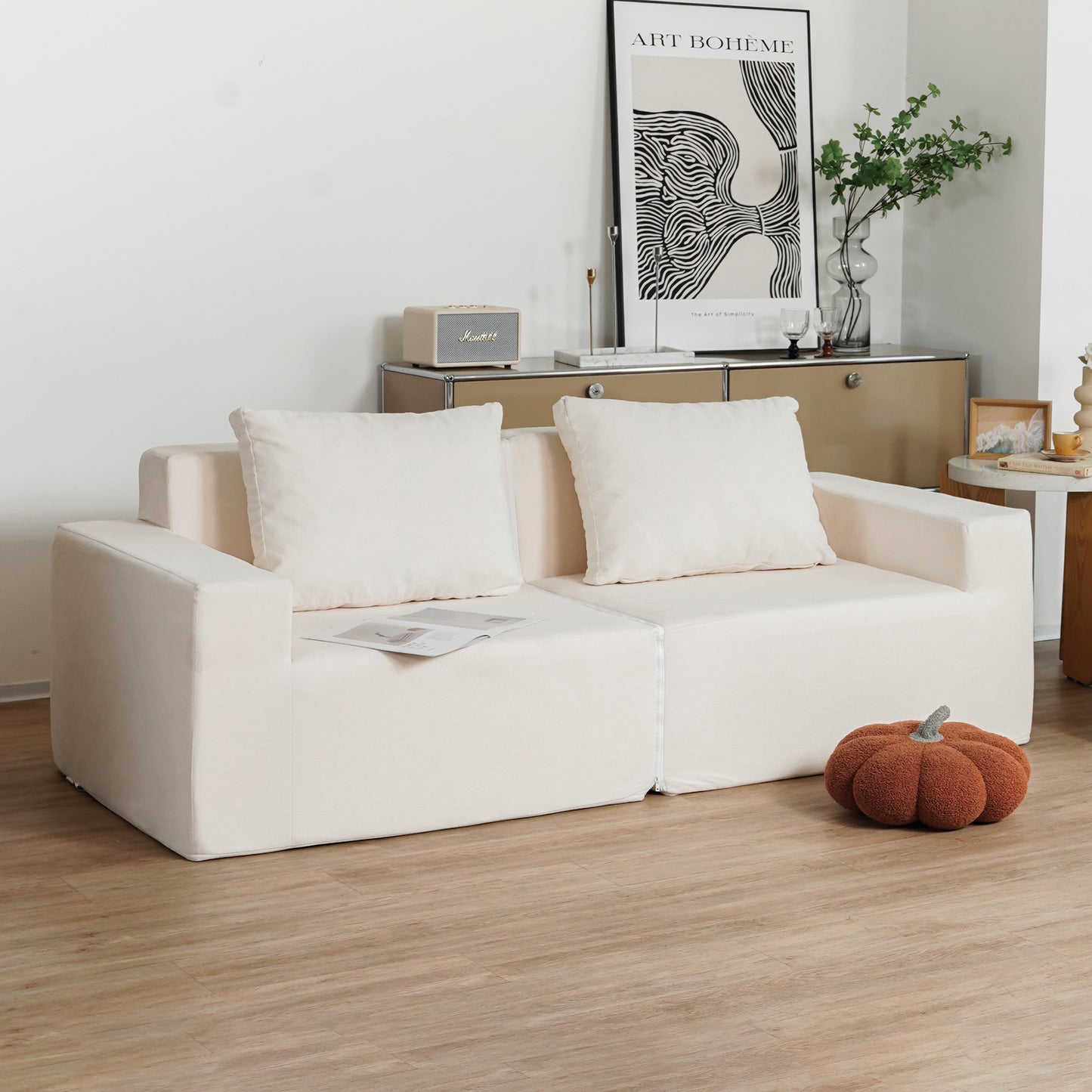 Convertible Memory Foam Sofa