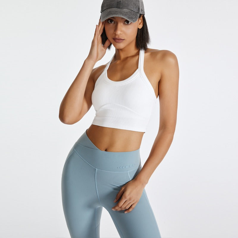 Ribbed Sports Bra Tee