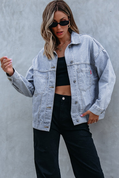 Washed Oversize Denim Jacket