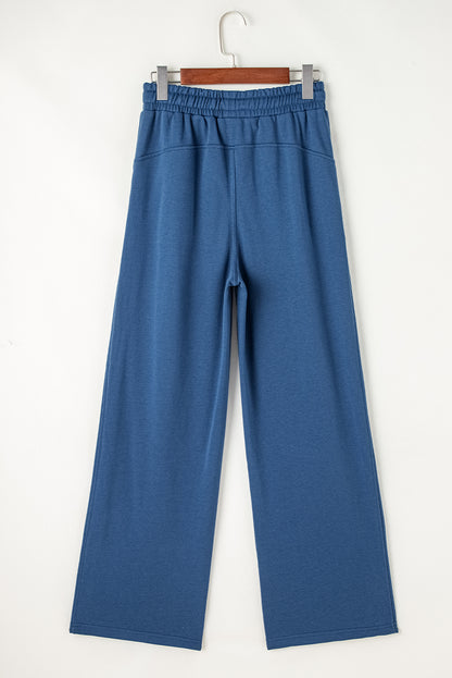 High-Waist Wide Leg Sweatpants