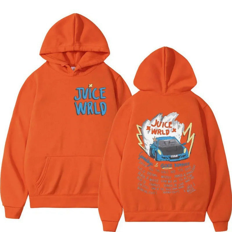 Juice W. Hits Song Hoodie - Unisex Fashion Graphic Pullover Sweatshirt for Streetwear Enthusiasts