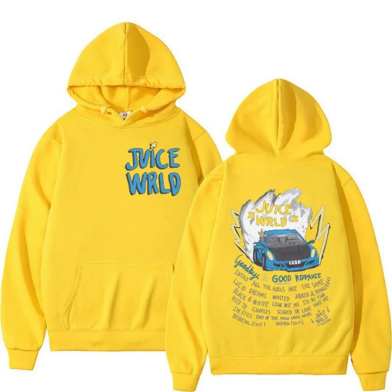 Juice W. Hits Song Hoodie - Unisex Fashion Graphic Pullover Sweatshirt for Streetwear Enthusiasts