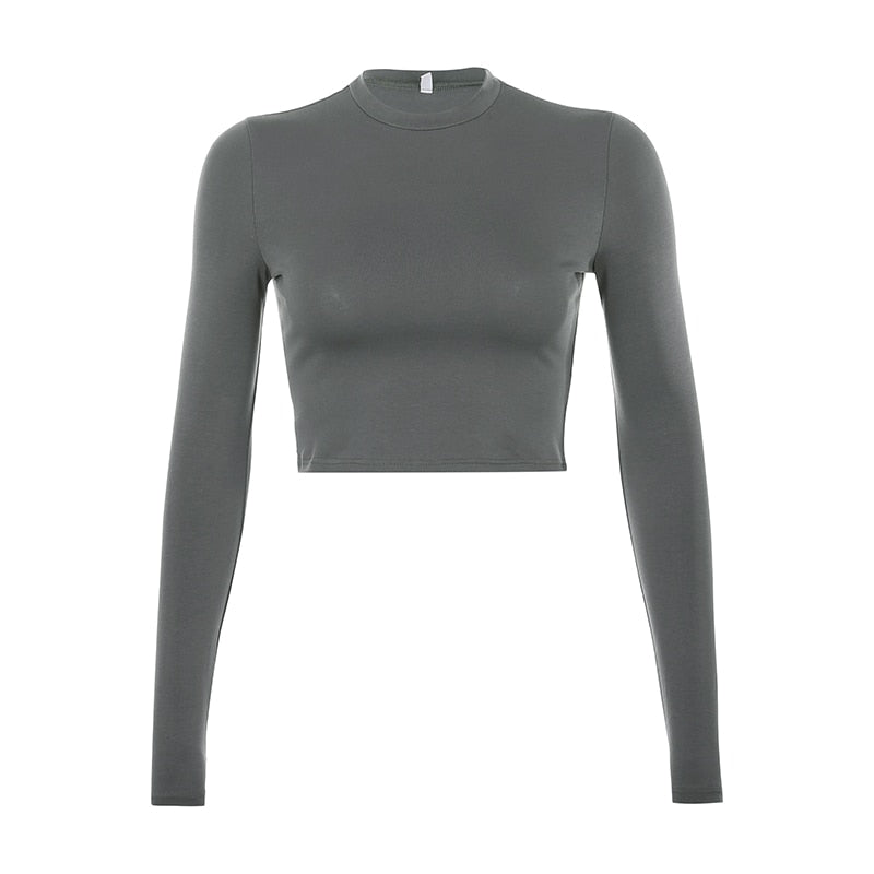 Long Sleeve Crop Tee