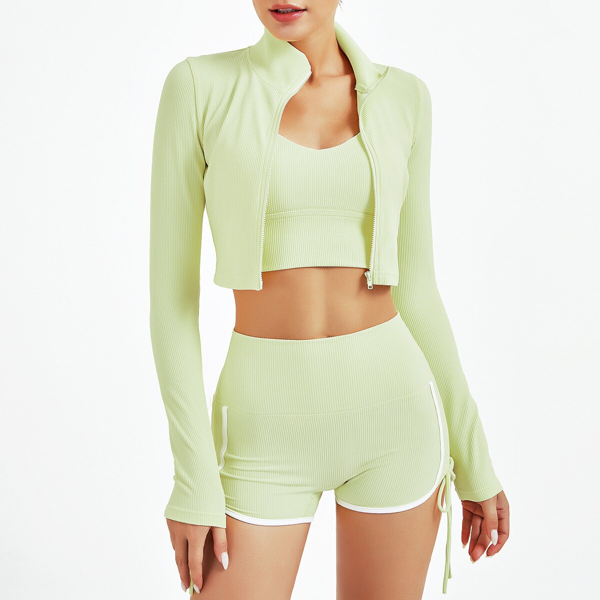 Seamless High-Waist Yoga Set